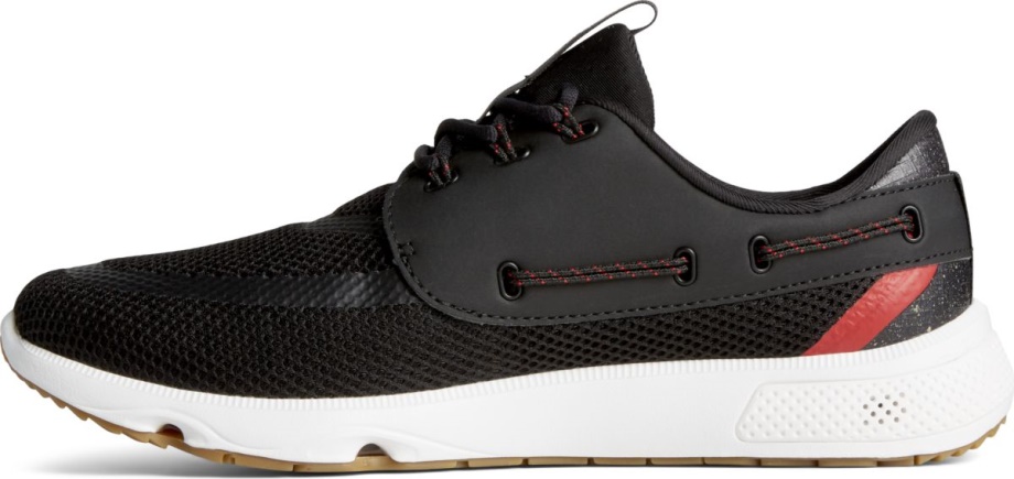 7 Seas 3 Gözlü Spor Ayakkabı Siyah Sperry