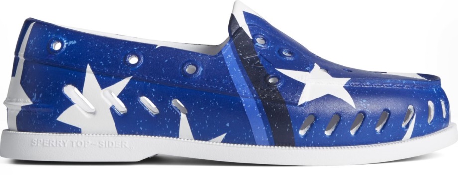 Otantik Orijinal şamandıra Amerikan Tekne Ayakkabısı Sperry Kırmızı Beyaz Mavi