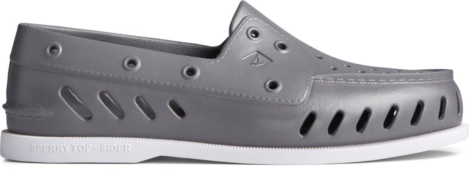 Otantik Orijinal şamandıra Botu Ayakkabısı Sperry Grey