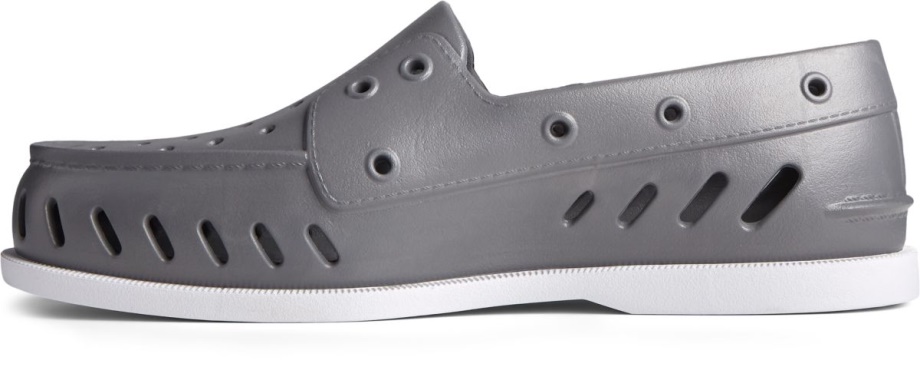 Otantik Orijinal şamandıra Botu Ayakkabısı Sperry Grey