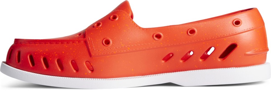 Otantik Orijinal şamandıra Benekli Tekne Ayakkabısı Kırmızı Sperry