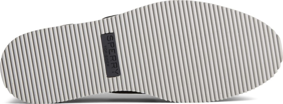 Otantik Orijinal Yığılmış Tekne Ayakkabısı Siyah Sperry