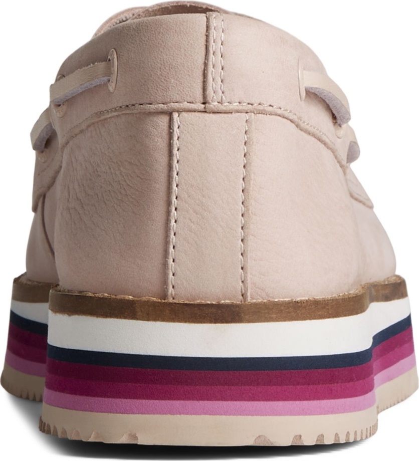 Otantik Orijinal Yığılmış Tekne Ayakkabısı Sperry Gül