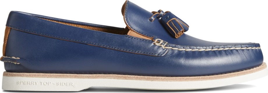 Otantik Orijinal Püskül Mokasen Lacivert Sperry