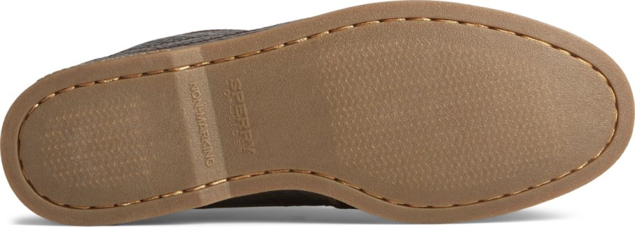 Otantik Orijinal Eskitme Deri Tekne Chukka Koyu Kahverengi Sperry