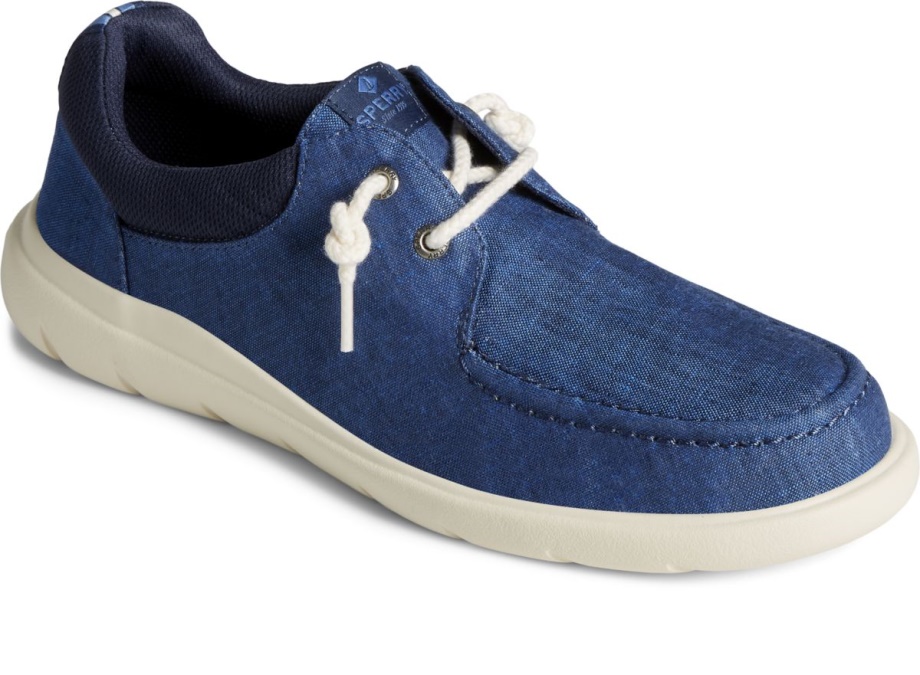 Donanma Sperry üzerinde Kaptanın Moc Chambray Slip