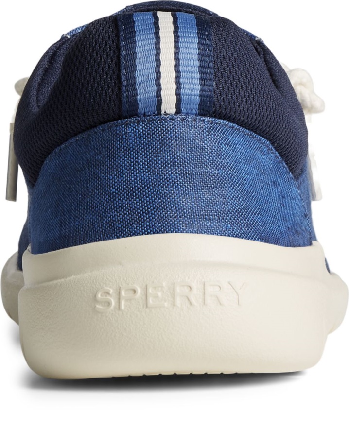 Donanma Sperry üzerinde Kaptanın Moc Chambray Slip
