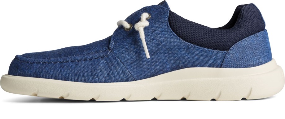 Donanma Sperry üzerinde Kaptanın Moc Chambray Slip