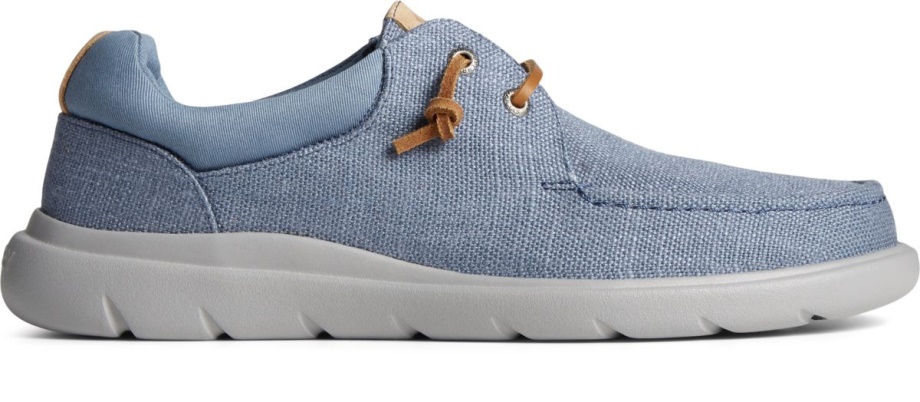 Mavi Sperry üzerinde Kaptanın Moc Kenevir Kayması