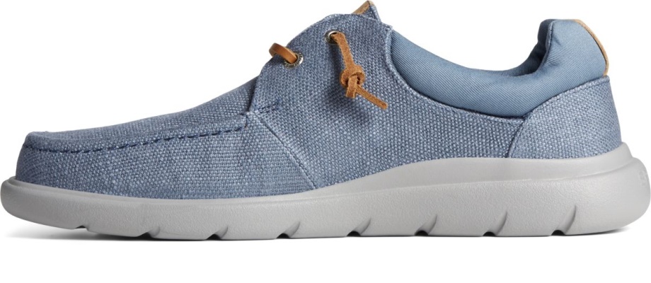 Mavi Sperry üzerinde Kaptanın Moc Kenevir Kayması