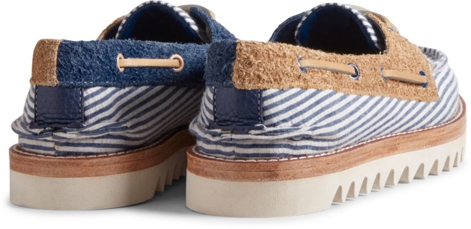 Bulut Otantik Orijinal Gofre 2 Gözlü Tekne Ayakkabısı Sperry Lacivert