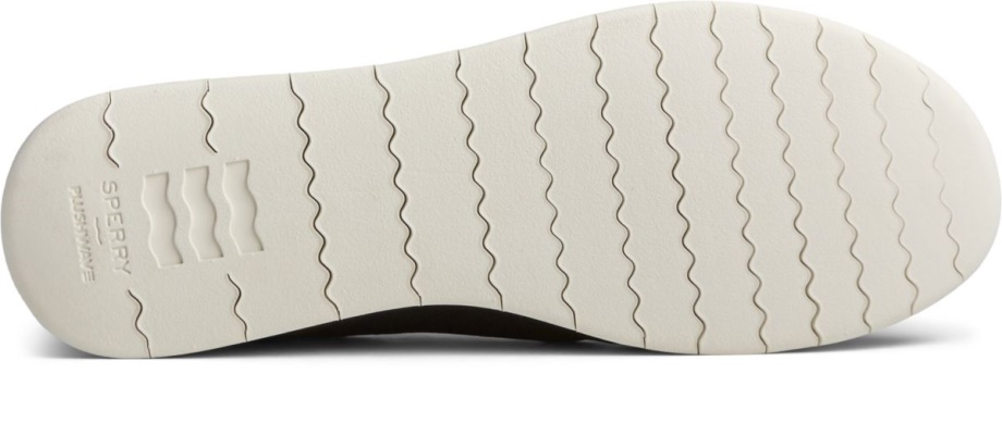 Kıyı Peluş Dalga Dantelli 3 Gözlü Siyah Sperry