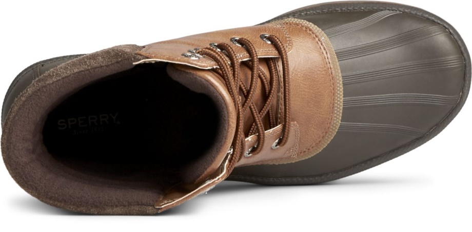 Soğuk Defne ördek çizmesi Ten Rengi Kahverengi Sperry