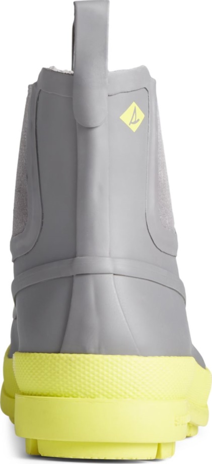 Cold Bay Lastik Chelsea çizme Gri Sarı Sperry