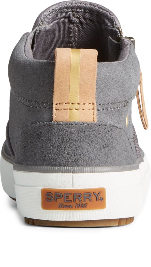 Sorguç Pabucu Süet Chukka Gri Sperry