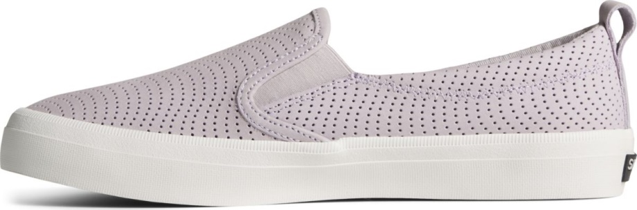 Arması Ikiz Gore Deri Dalga Delikli Spor Ayakkabı Sperry Leylak