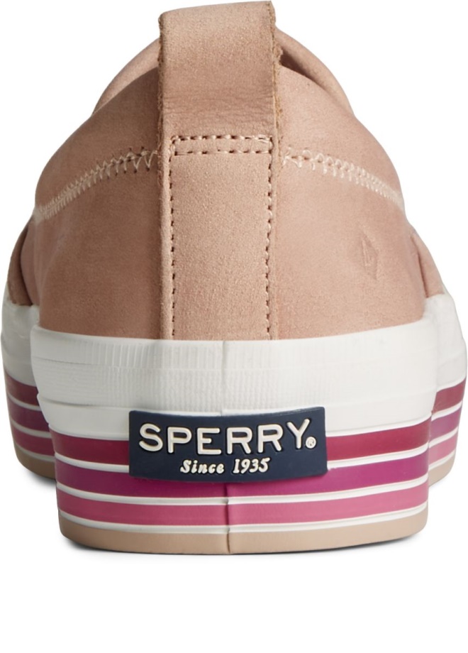 Arması Ikiz Gore Platform şerit Spor Ayakkabı üzerinde Slip Rose Sperry