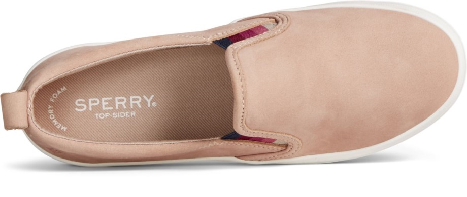 Arması Ikiz Gore Platform şerit Spor Ayakkabı üzerinde Slip Rose Sperry
