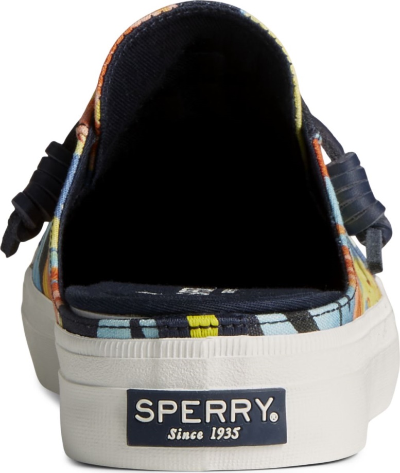 Crest Vibe Mercan çiçekli Katır Spor Ayakkabı Lacivert çoklu Sperry