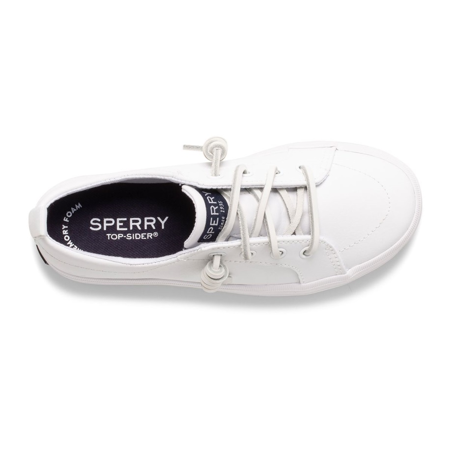 Crest Vibe Junior Spor Ayakkabı Tamamen Beyaz Sperry