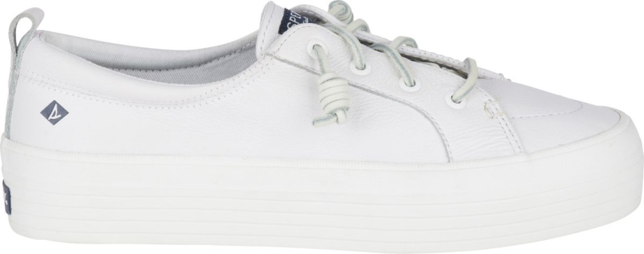 Crest Vibe Platform Deri Spor Ayakkabı Sperry Beyaz