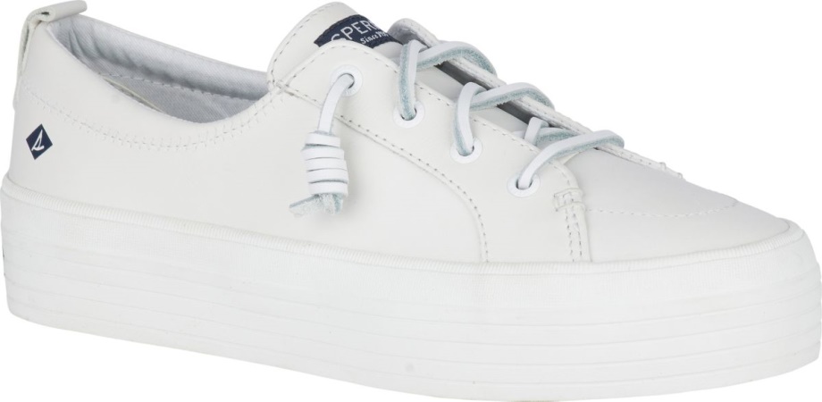 Crest Vibe Platform Deri Spor Ayakkabı Sperry Beyaz