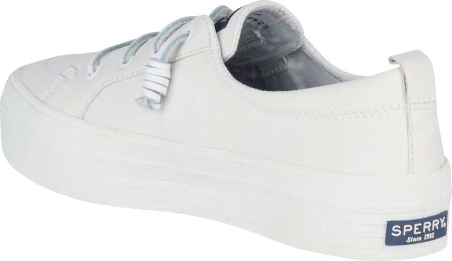 Crest Vibe Platform Deri Spor Ayakkabı Sperry Beyaz