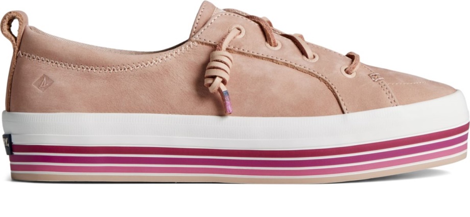 Arması Vibe Platform şerit Spor Ayakkabı Sperry Pembe