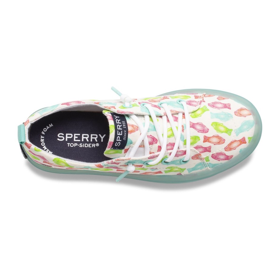 Crest Vibe Spor Ayakkabı Beyaz çok Sperry