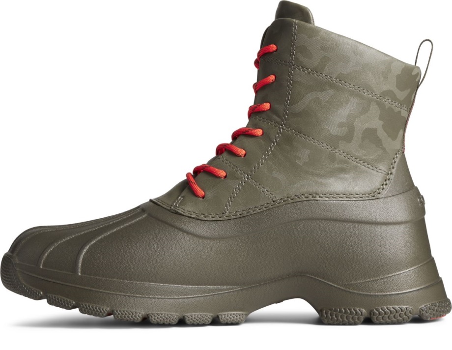 ördek Kayan Nokta Bağcıklı önyükleme Kamuflaj Sperry