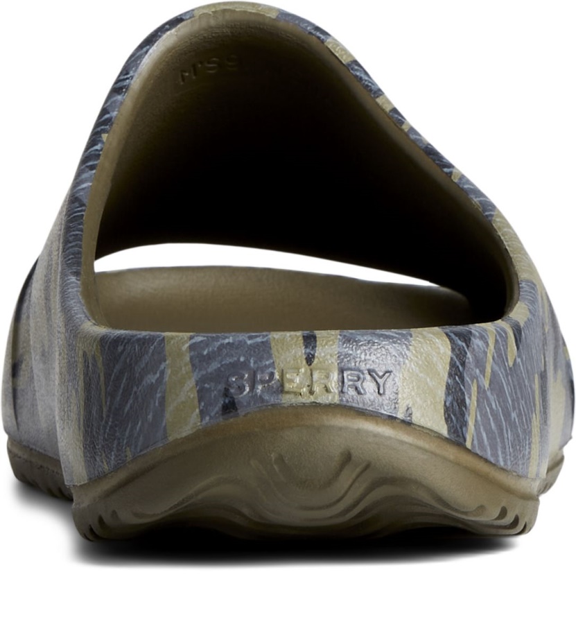 şamandıra Kamuflaj Slayt Sandal Sperry Zeytin Muti
