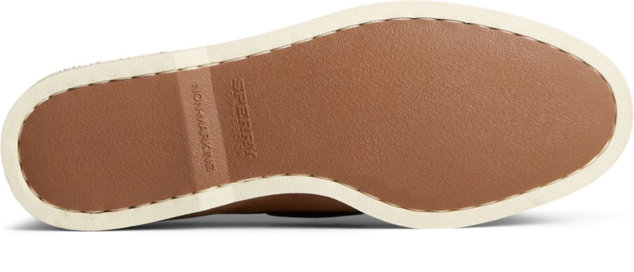 Altın Kupa Otantik Orijinal 2 Gözlü Timsah Kabartmalı Tekne Ayakkabısı Ten Rengi çok Sperry