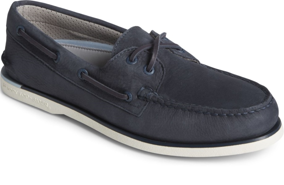 Altın Kupa Otantik Orijinal Nubuk Tekne Ayakkabısı Sperry Lacivert