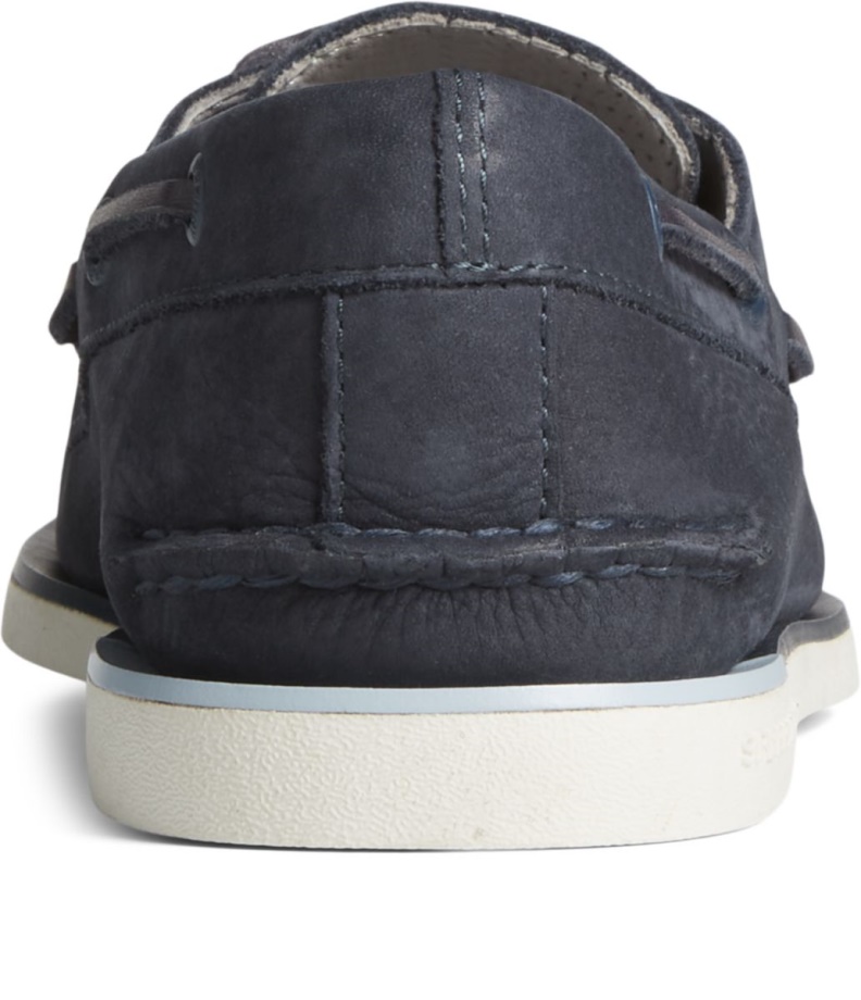 Altın Kupa Otantik Orijinal Nubuk Tekne Ayakkabısı Sperry Lacivert