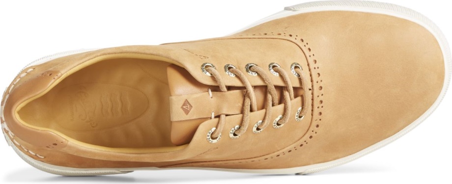 Altın Kupa çizgili Plushwave Cvo Brogue Spor Ayakkabı Tan Sperry