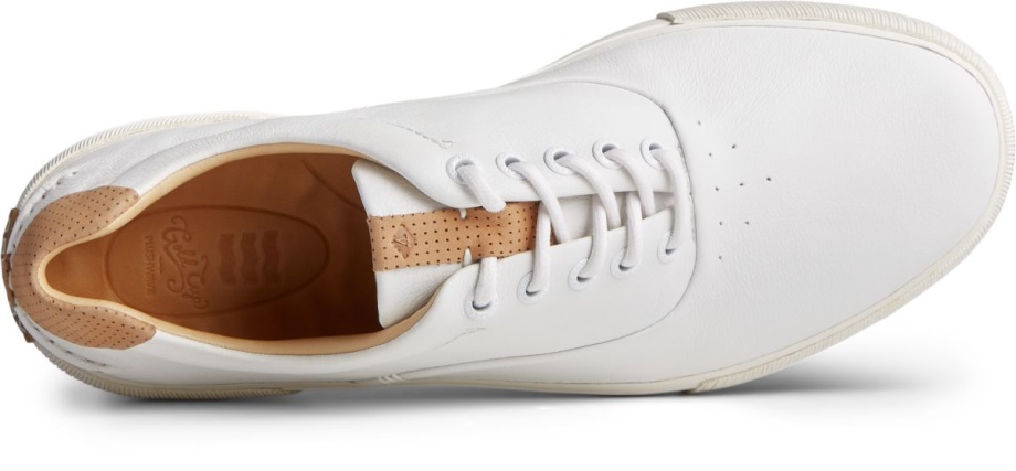 Altın Kupa çizgili Peluş Dalga Cvo Spor Ayakkabı Sperry Beyaz