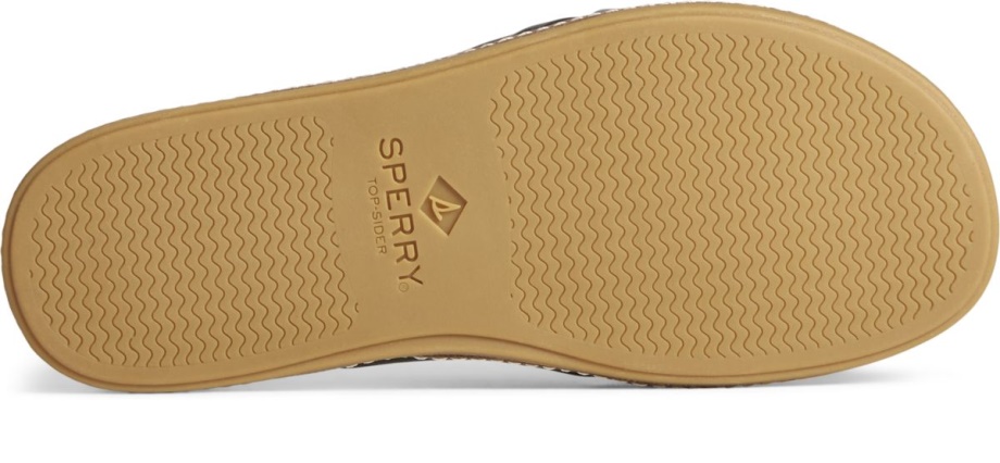 Altın Kupa Waveside Plushwave çapraz Slayt Sandal Siyah Sperry