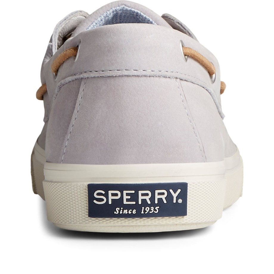 Erkek Bahama Plushwave Dantel Ayakkabı Gri Sperry