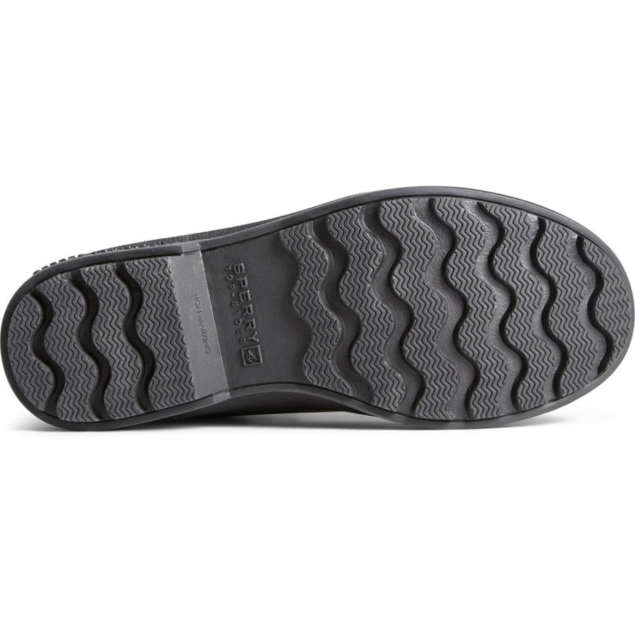 Erkekler Soğuk Bay Kauçuk Chelsea çizme Siyah Sperry