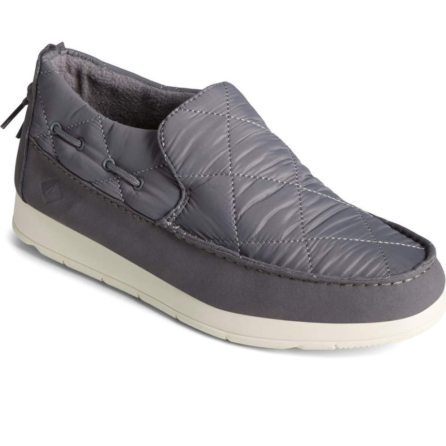 Gri Sperry Erkek Moc-side Naylon Slip