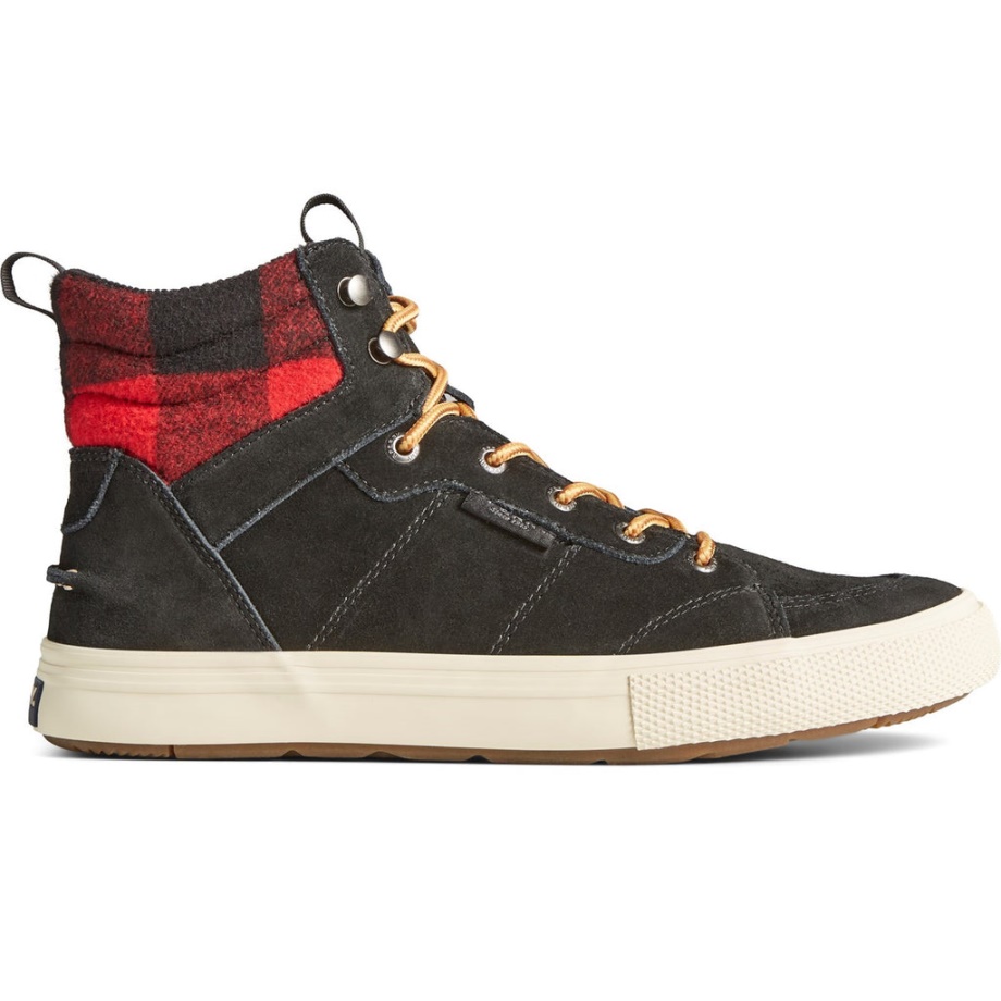 Erkek Striptizci Fırtına Uzun Yürüyüşe çıkan Kimse Su Geçirmez Sperry Siyah