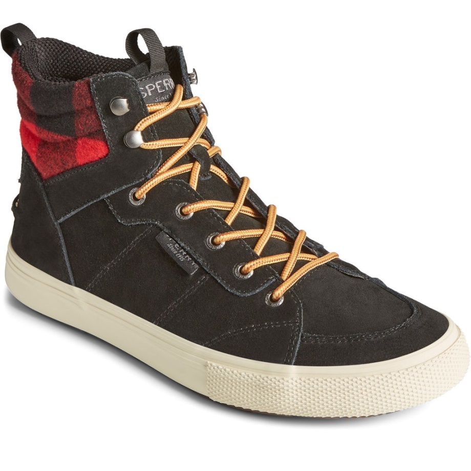 Erkek Striptizci Fırtına Uzun Yürüyüşe çıkan Kimse Su Geçirmez Sperry Siyah