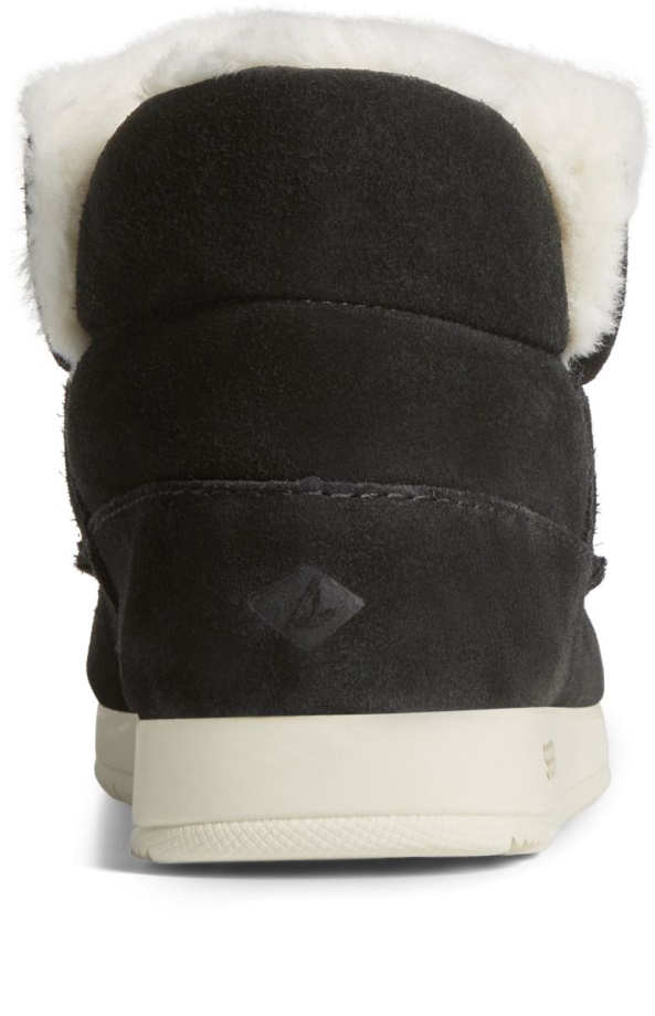 Moc-sider Deri Patik Sperry Siyah