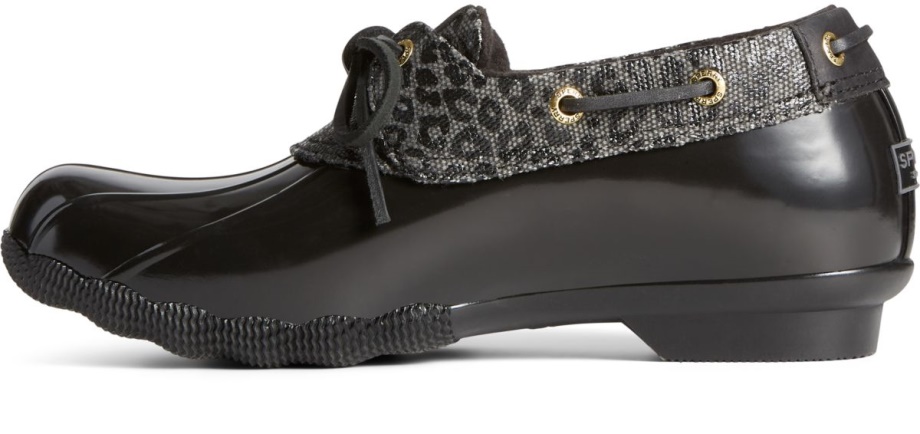 Tuzlu Su çita 1 Gözlü ördek çizme Sperry Siyah