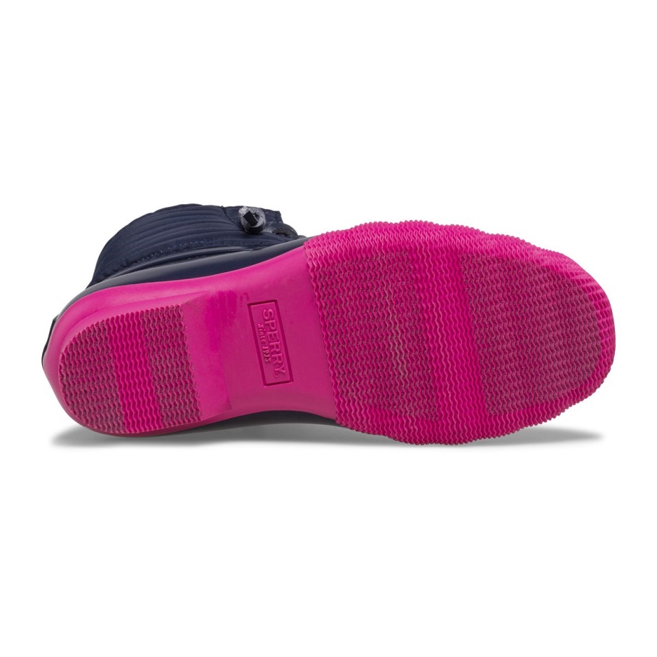 Tuzlu Su ördek çizme Lacivert Pembe Sperry