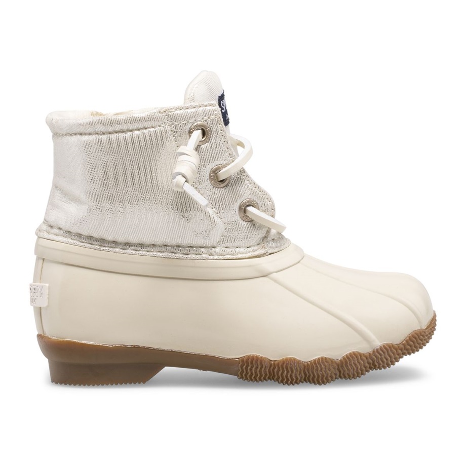 Tuzlu Su Metalik ördek çizme Fildişi Sperry