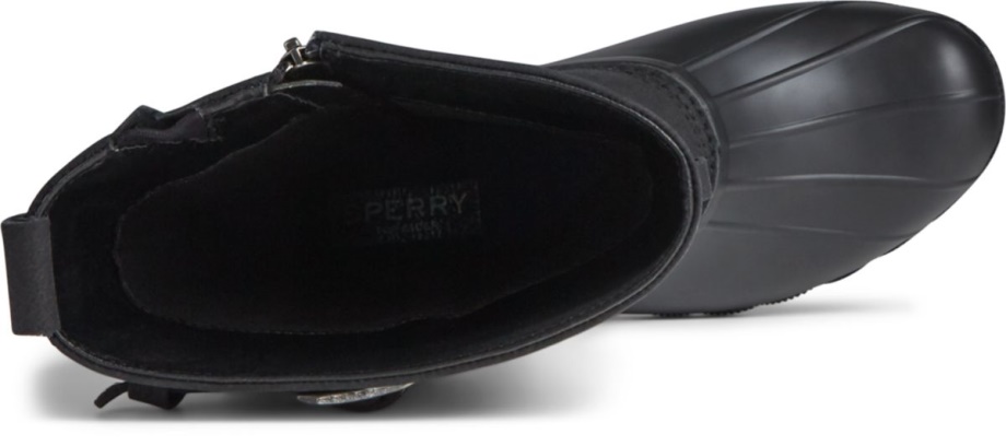 Tuzlu Su Uzun Boylu Naylon ördek çizme Siyah Sperry