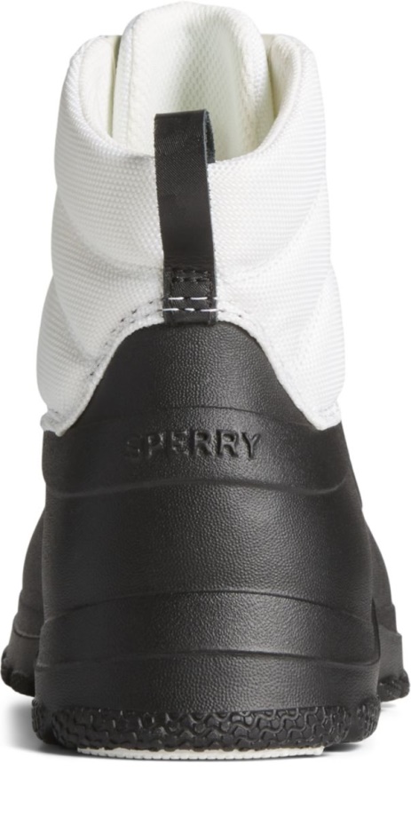 Deniz Bisikletli ördek Kayan Nokta Zip Up Boot Beyaz Sperry