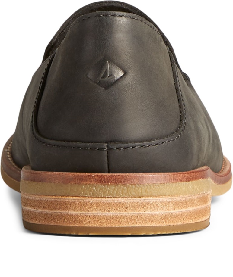 Liman Vergisi Deri Mokasen Sperry Siyah