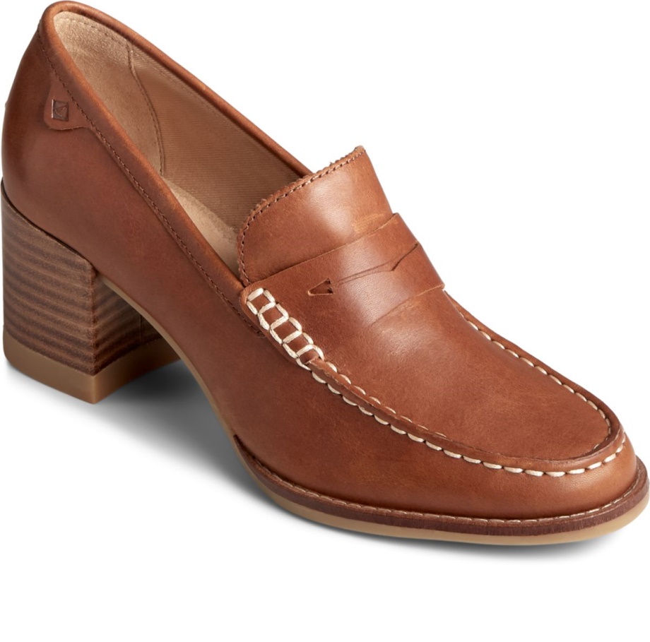 Liman Kuruş Topuk Deri Mokasen Tan Sperry